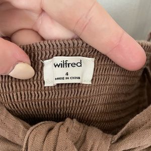 Wilfred tie front dress